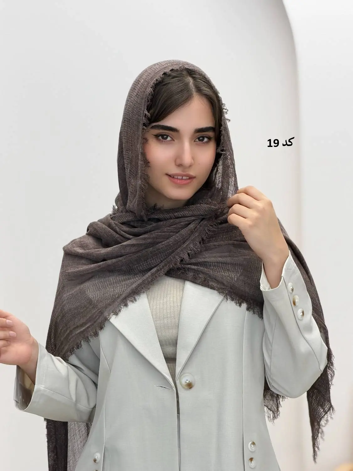 4509-شال کنفی بارلین
